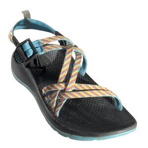 CHACO Kid's Juniors Z/Cloud Sandals Adjustable Straps Vibrant Pattern Size 5